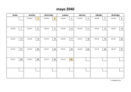 calendario mayo 2040 01