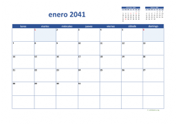 calendario enero 2041 02