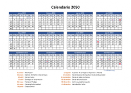 calendario anual 2050 05