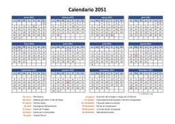 calendario anual 2051 05