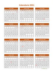 calendario anual 2051 06