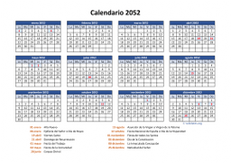 calendario anual 2052 05