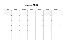 calendario mensual 2052 04