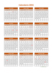 calendario anual 2055 06