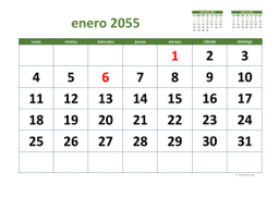 calendario mensual 2055 03