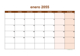 calendario mensual 2055 06
