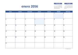 calendario mensual 2056 02