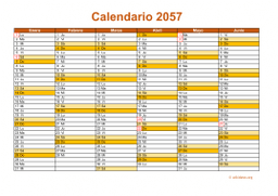 calendario anual 2057 09