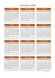 calendario anual 2058 06