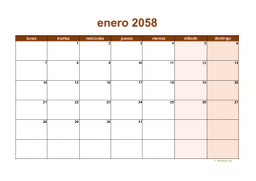 calendario mensual 2058 06