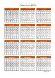 calendario anual 2059 06
