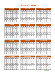 calendario anual 2060 06
