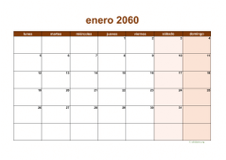 calendario mensual 2060 06