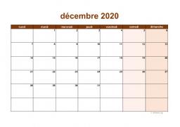 calendrier décembre 2020 06