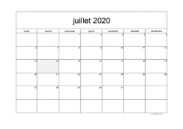 calendrier juillet 2020 05