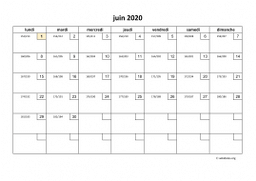 calendrier juin 2020 01