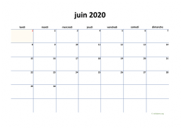 calendrier juin 2020 04