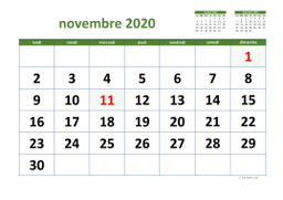 calendrier novembre 2020 03