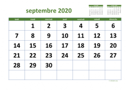 calendrier septembre 2020 03
