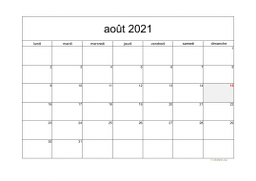 calendrier août 2021 05