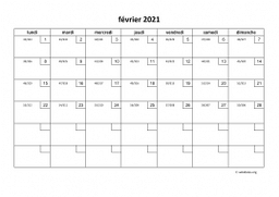 calendrier février 2021 01