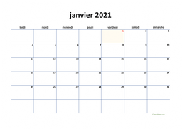 calendrier janvier 2021 04