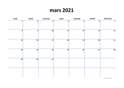 calendrier mars 2021 04