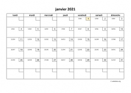 calendrier mensuel 2021 01