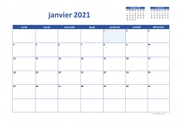 calendrier mensuel 2021 02