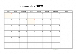 calendrier novembre 2021 08