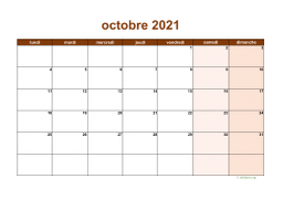 calendrier octobre 2021 06