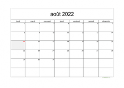 calendrier août 2022 05