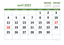 calendrier avril 2022 03