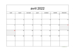 calendrier avril 2022 05