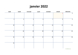 calendrier janvier 2022 04