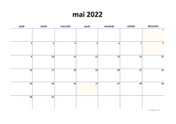 calendrier mai 2022 04