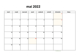 calendrier mai 2022 08
