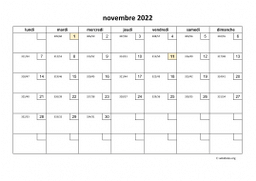 calendrier novembre 2022 01