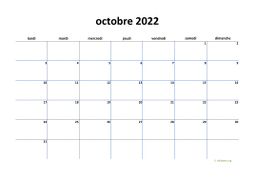 calendrier octobre 2022 04