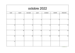 calendrier octobre 2022 05