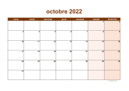 calendrier octobre 2022 06