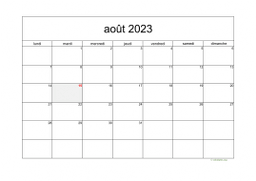 calendrier août 2023 05