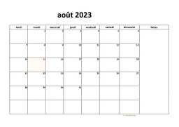 calendrier août 2023 08