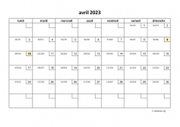 calendrier avril 2023 01