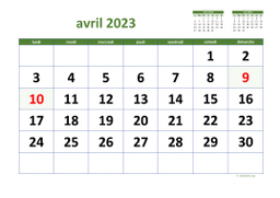 calendrier avril 2023 03