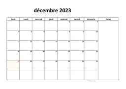 calendrier décembre 2023 08