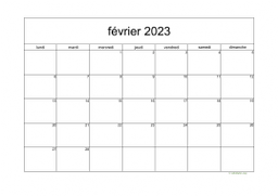 calendrier février 2023 05