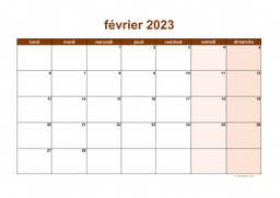calendrier février 2023 06