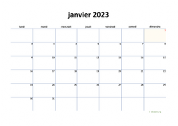 calendrier janvier 2023 04