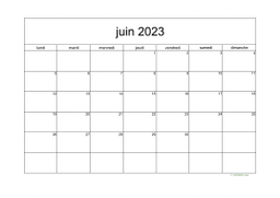 calendrier juin 2023 05